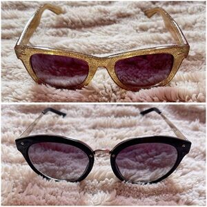 Betsey Johnson Sunglasses Bundle 💛✨🖤